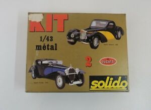 【送料無料】ホビー　模型車　車　レーシングカー メタルキットロイヤルブガッティミントボックスボックスsolido kit metal ref5401 deux bugatti royale atalante 143 mint boxeden boite
