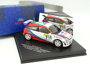 【送料無料】ホビー　模型車　車　レーシングカー スキッドフォードフォーカスマティーニモンテカルロラリーレskid 143 ford focus wrc martini rallye monte carlo 1999 mc rae