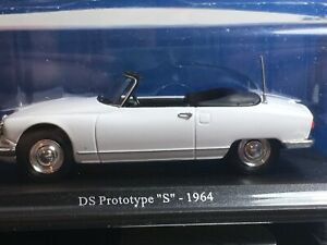 【送料無料】ホビー　模型車　車　レーシングカー アトラスシトロエンプロトタイプホワイトカブリオレボックスnorev atlas citroen ds prototype s 1964 blanc cabriolet 143 non ouvert entierement neuf dans s