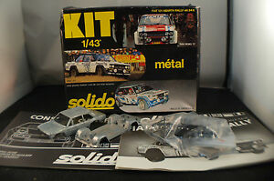 【送料無料】ホビー　模型車　車　レーシングカー メタルキットｋ?フィアットアバルトラリー??ボックスボックスsolido kit metal ref54k ? fiat 131 abarth rallye rare ? 143 ? boxeden boite