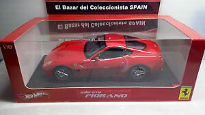 【送料無料】ホビー　模型車　車　レーシングカー フェラーリフィオラノホットホイール118 ferrari 599 gtb fiorano hot wheels 3l 050