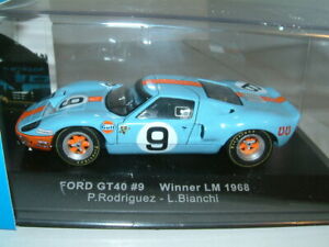 【送料無料】ホビー　模型車　車　レーシングカー フォード＃ルマンビアンキネットワーク143 ford gt40 9 le mans vainqueur 1968, rodrigguezbianchi ixo lm1968