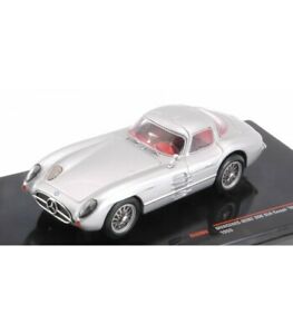 【送料無料】ホビー　模型車　車　レーシングカー メルセデスレフカットシルバーmercedes 300 slr coupe w196s silver 143