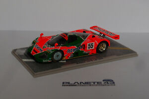 【送料無料】ホビー 模型車 車 レーシングカー マツダ#ルマンベースbizarre mazda 787b 55 le mans 1991 sur socle 143