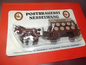 【送料無料】ホビー　模型車　車　レーシングカー ビールブリスターx postbrauerei nesselwang fuhrwerk futs de biere publicite en blister