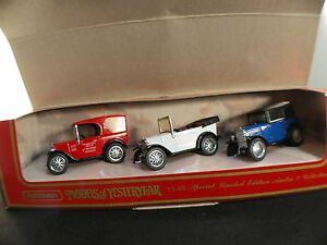 【送料無料】ホビー　模型車　車　レーシングカー オースティンセットオースティンマッチモデルmatchbox models of yesteryear ys65 set austin seven collection 3 austin 7 neuf
