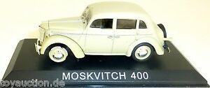 【送料無料】ホビー　模型車　車　レーシングカー ベージュμmoskvitch 400 voiture particuliere beige neuf 020 143 μ
