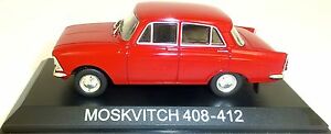 【送料無料】ホビー　模型車　車　レーシングカー μmoskvitch 408 412 voiture particuliere rouge neuf 022 143 ht3 μ