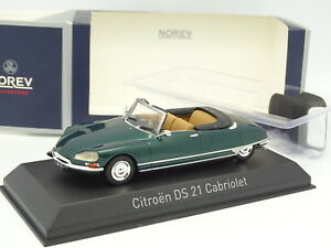 【送料無料】ホビー　模型車　車　レーシングカー シトロエングリーンカブリオレnorev 143 citroen ds 21 cabriolet verte