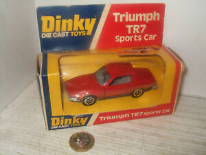 【送料無料】ホビー　模型車　車　レーシングカー ビンテージスポーツカーボックスvintage dinky 211 triumph tr7 voiture de sport travail features in original dinky box