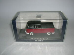 【送料無料】ホビー　模型車　車　レーシングカー フォルクスワーゲンフォルクスワーゲンダブルキャビンnorev vw volkswagen t1 double cabine annee 1961 rouge noir 143 art 840218 21,158円