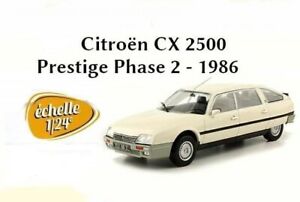 【送料無料】ホビー　模型車　車　レーシングカー シトロエンプレステージボックスカーフェーズcitroen cx 2500 prestige phase 2 1986 124 neuf en boite voiture