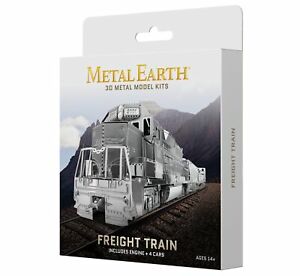 【送料無料】ホビー　模型車　車　レーシングカー アースモデルキットfreight train set metal earth 3d model kit fascinations