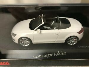 【送料無料】ホビー　模型車　車　レーシングカー アウディカブリオレコンセプトホワイトモデルaudi tt cabriolet concept white 143 schuco