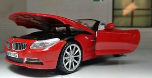 【送料無料】ホビー　模型車　車　レーシングカー モデルカブリオレスケールmodele bmw z4 rouge convertible cabriolet 124 echelle tres detaille 73349 2010