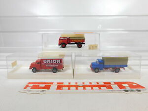 【送料無料】ホビー　模型車　車　レーシングカー ＃トラックマンユニオンクラウンca3480,5 3x brekina 187h0 camion man 45004503 union 7830 couronne, s