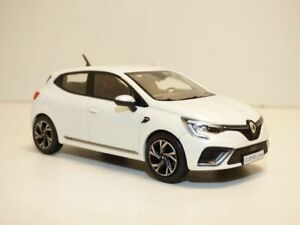 【送料無料】ホビー　模型車　車　レーシングカー ルノークリオラインパールホワイトrenault clio rs line blanc perle 143 v 5