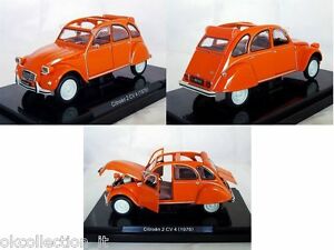 【送料無料】ホビー　模型車　車　レーシングカー シトロエンコレクション124 _ citroen 2 cv 4 1976 quattroruote collection