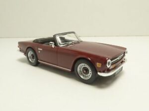 【送料無料】ホビー　模型車　車　レーシングカー カブリオレtriumph tr6 cabriolet rouge damson 143