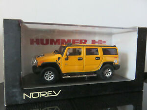 【送料無料】ホビー　模型車　車　レーシングカー ハンマーボックスvoiture hummer h2 suv norev 143 neuf en boite