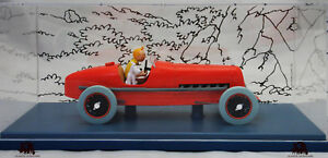 【送料無料】ホビー　模型車　車　レーシングカー タンタンカーレースカーファラオスケールレースvoiture tintin bolide course rouge amilcar cigares du pharaon echelle 124e