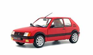 【送料無料】ホビー　模型車　車　レーシングカー プジョーフェーズpeugeot 205 gti 1,9l phase 1 red 118