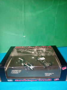 【送料無料】ホビー　模型車　車　レーシングカー クーパーグランプリグランブラバムcooper t53 gp gran bretagna 1960 brabham cofanetto a002 brumm 143 metallo