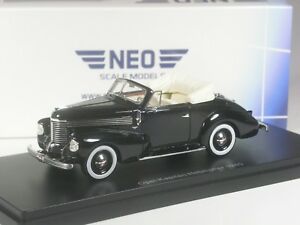 【送料無料】ホビー　模型車　車　レーシングカー クラスネオスケールモデルオペルキャプテンuカブリオレclasse neo scale models opel capitaine hebmuller cabriolet 1940 noir 143 in