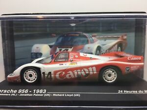 【送料無料】ホビー　模型車　車　レーシングカー ポルシェルマンボックススケールporsche 956 1983 24 h du mans echelle 143 entierement neuf dans sa boite altaya