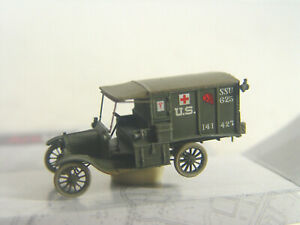 【送料無料】ホビー　模型車　車　レーシングカー フォードホモデルus ford t ambulaceartitec ho termine modele 187 6870308 e