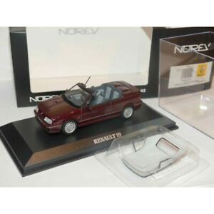 【送料無料】ホビー　模型車　車　レーシングカー ルノーカポーティボルドーカブリオレrenault 19 cabriolet avec sa capote bordeaux norev 143