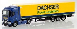 【送料無料】ホビー　模型車　車　レーシングカー ルノートレーラースケールホrenault t semiremorque frigorifique dachser herpa echelle 187 ho