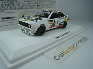 【送料無料】ホビー　模型車　車　レーシングカー トヨタスターレットカーレースレーヴコレクションtoyota starlet 1977 race car no1 n tachi 143 reve collection