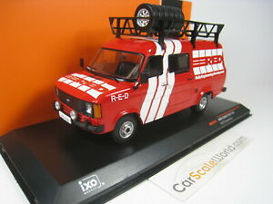 【送料無料】ホビー　模型車　車　レーシングカー フォードトランジットレッドラリーサポートネットワークford transit mkii 1985 red assistance rally 143 ixo