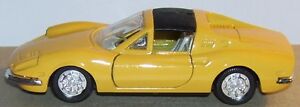 【送料無料】ホビー　模型車　車　レーシングカー old norev jet car metal made in france ferrari 246 gts jaune ref 824 143 1972