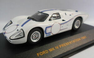 【送料無料】ホビー　模型車　車　レーシングカー ネットワークスケールフォードプレゼンテーションixo 143 scale gtm009 ford mk4 presentation 1967