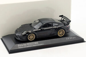 【送料無料】ホビー　模型車　車　レーシングカー ポルシェグアテマラブラックaporsche 911 991 ii gt3 rs annee 2018 noir avec dore magnesiumradern 1