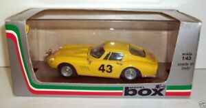 【送料無料】ホビー　模型車　車　レーシングカー ボックスフェラーリラリーモンテカルロbox 143 8429 ferrari 275 gtb4 rally monte carlo 1966
