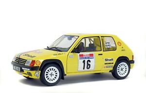 【送料無料】ホビー　模型車　車　レーシングカー プジョーラリーツールドコルス118 solido peugeot 205 rallye gra pts doelen tour de corse 1990 s1801705