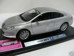 【送料無料】ホビー　模型車　車　レーシングカー プジョーカット118 welly peugeot 407 coupe argent