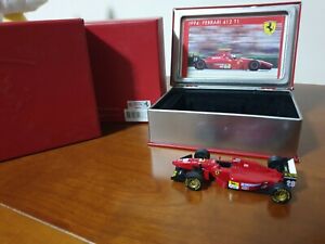 【送料無料】ホビー　模型車　車　レーシングカー モデルフェラーリフェラーリmodel ferrari 143 ferrari f1 412 t1 1994 in metal box de luxe