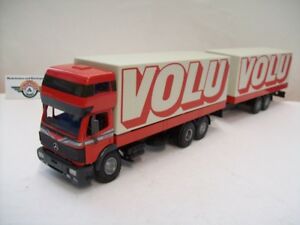 【送料無料】ホビー　模型車　車　レーシングカー メルセデスベンツタンデムトレーラーボリュームドイツmercedesbenz 2433 volume vehicule avec remorque tandem 1988, nzg germany 143