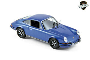 【送料無料】ホビー　模型車　車　レーシングカー ポルシェスポーツカーporsche 911 s 24 1973 voiture bleu germini sports car 143 norev 750055