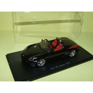 【送料無料】ホビー　模型車　車　レーシングカー ポルシェボクスタースパイダーブラックスパークporsche boxster 987 ruf rk spyder 2006 noir spark s0708 143