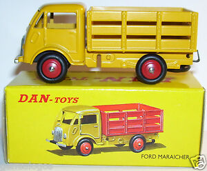 【送料無料】ホビー　模型車　車　レーシングカー ダンフォードボックスdan toys idem dinky ford maraicher jaune 143 ref 007 neuf en boite 1081000