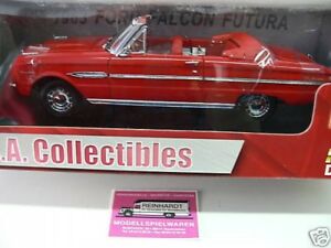 【送料無料】ホビー　模型車　車　レーシングカー サンスターフォードファルコンカブリオレ118 sunstar ford falcon b cabriolet rouge