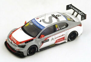 【送料無料】ホビー　模型車　車　レーシングカー スパークモデルシトロエンエリゼ＃スロバキアローブspark model 143 s2461 citroen celysee 9 winner slovakia wtcc 2014 loeb