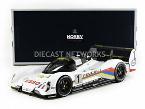 【送料無料】ホビー　模型車　車　レーシングカー プジョールマンnorev 118 peugeot 905 winner le mans 1992 184770