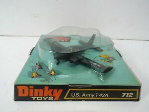 【送料無料】ホビー　模型車　車　レーシングカー dinky 712 us army avion t24a comme neuf boxed d325