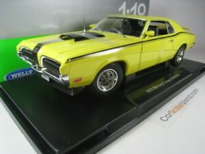 【送料無料】ホビー　模型車　車　レーシングカー マーキュリークーガーmercury cougar elimator 1970 118 welly yellow 16,546円